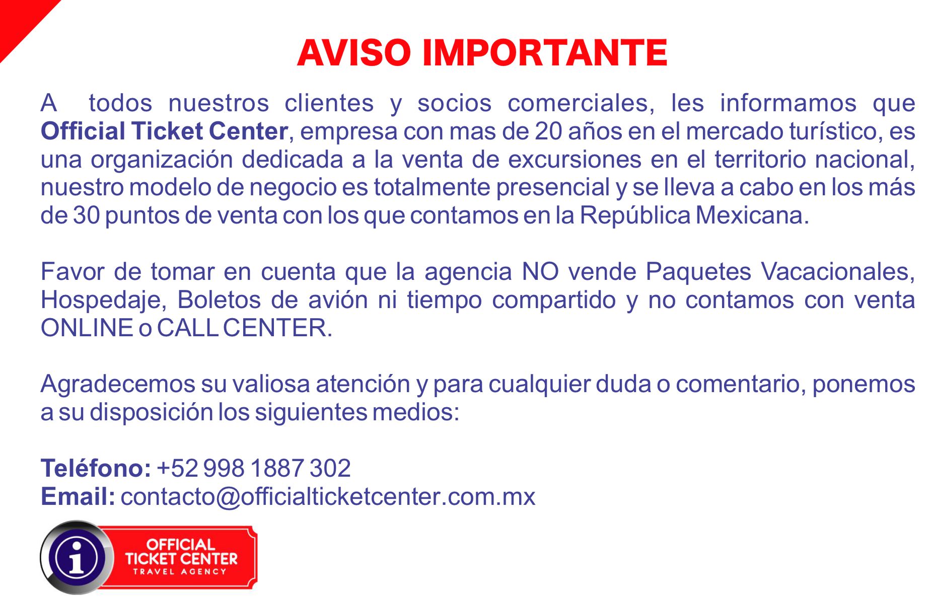 Official Ticket Center